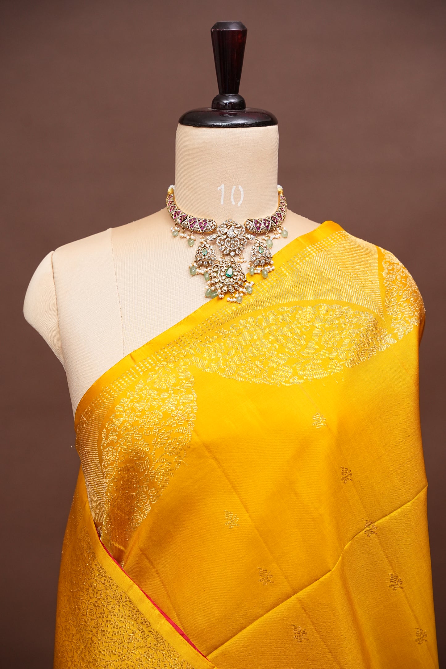 Pure Soft Silk Saree - Yellow
