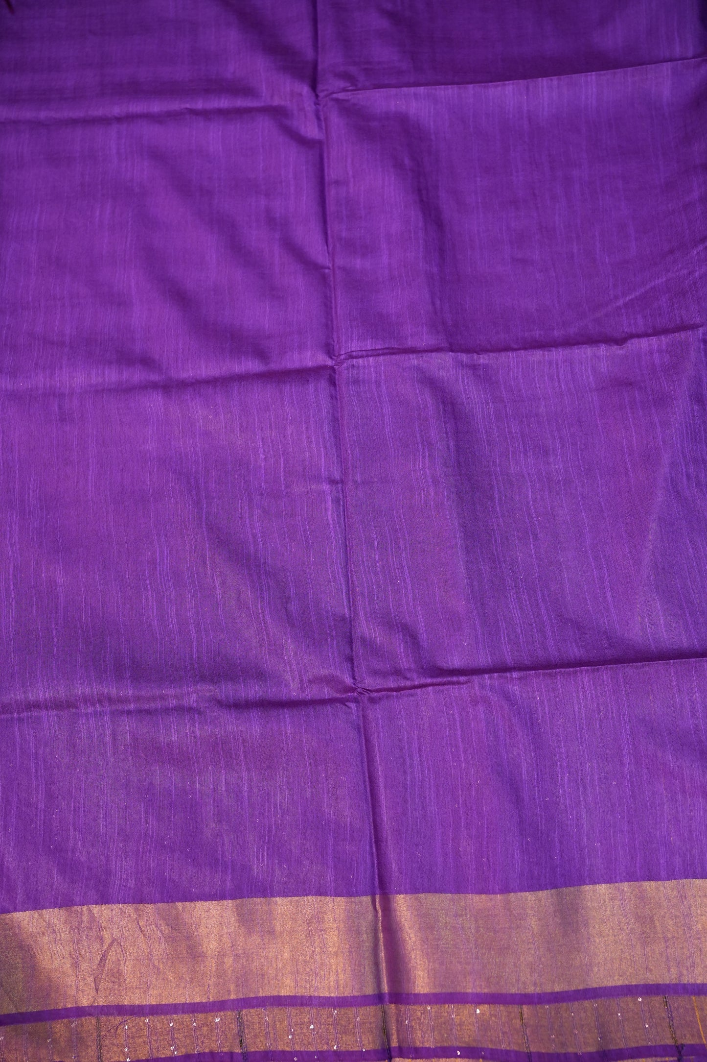 Semi Tussar Staple Saree – Purple