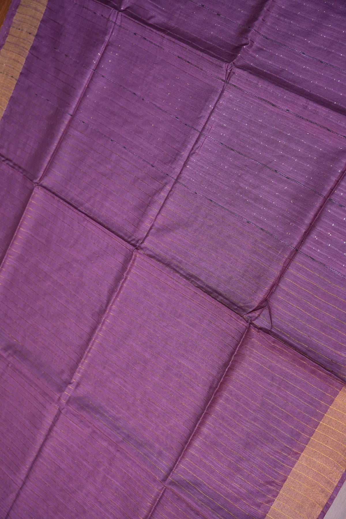 Semi Tussar Staple Saree – Purple