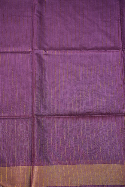 Semi Tussar Staple Saree – Purple