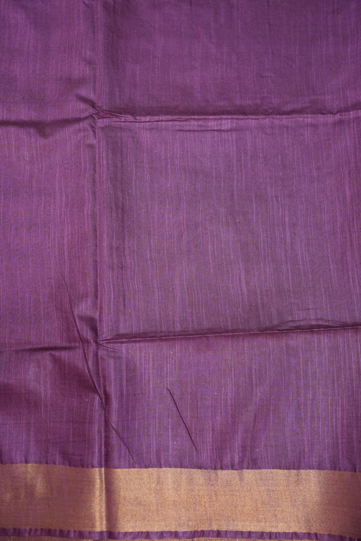 Semi Tussar Staple Saree – Purple