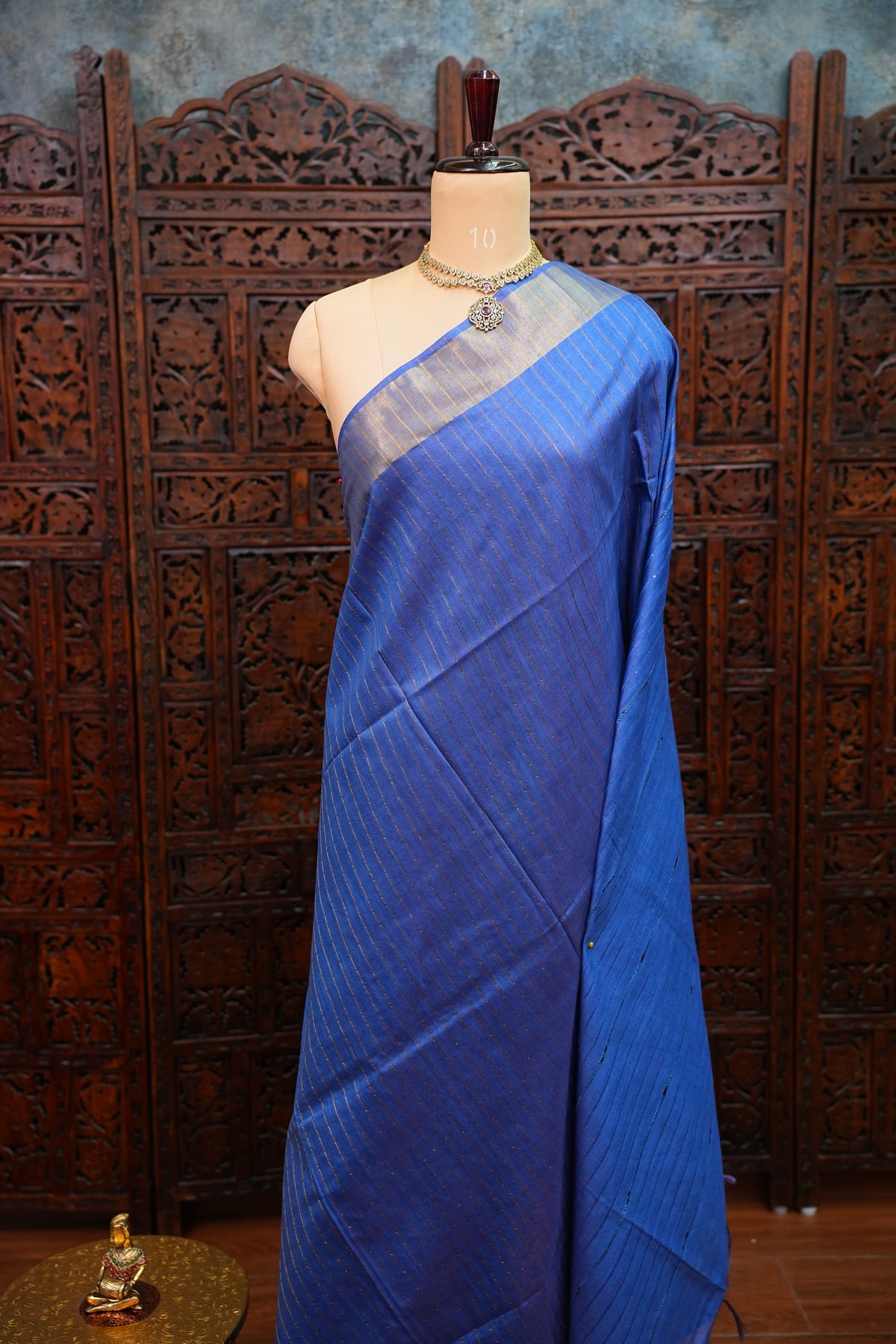 Semi Tussar Staple Saree – Purple