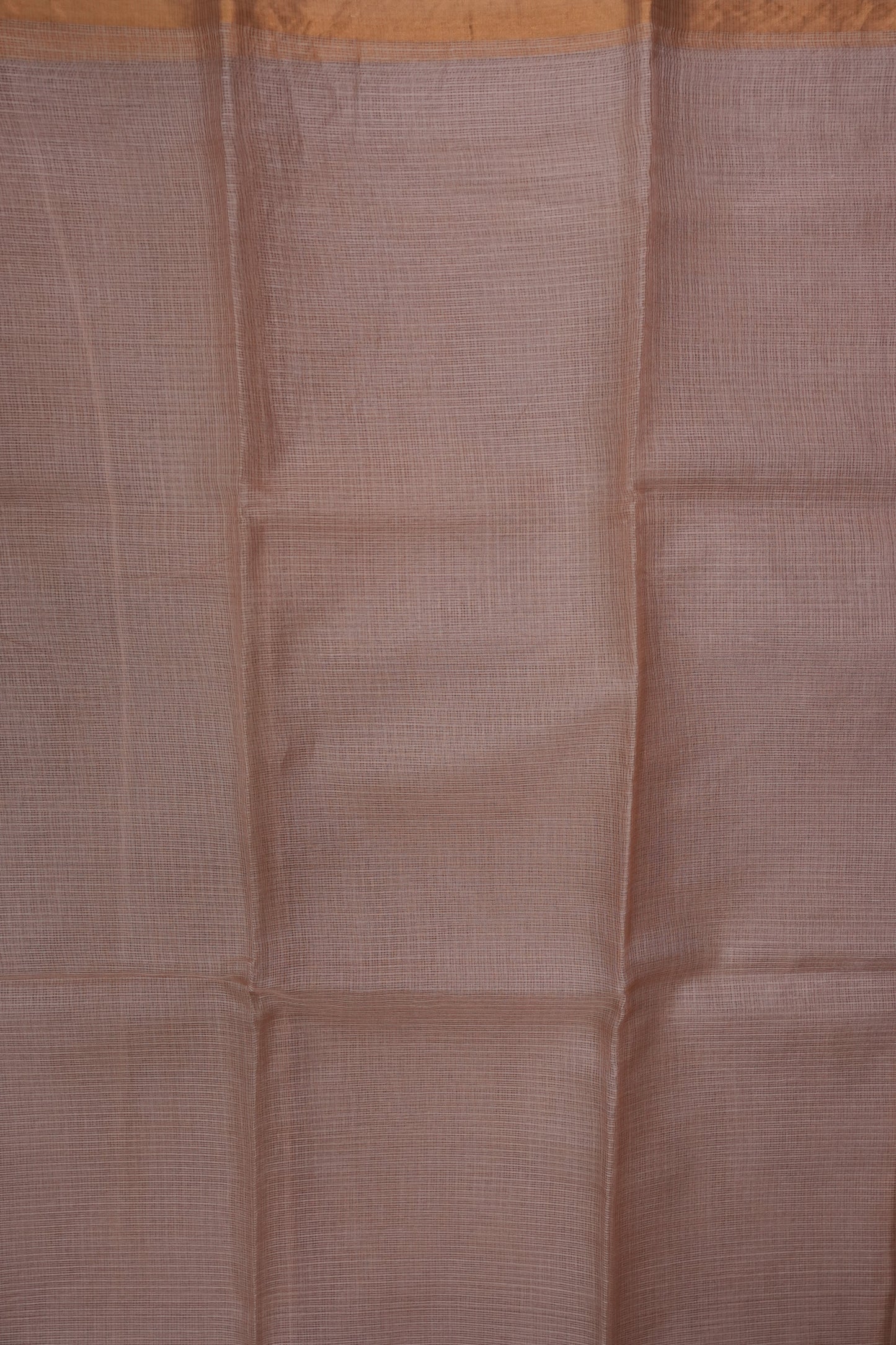 Silk Kota Multicolor Saree - Dusty Nude Shade