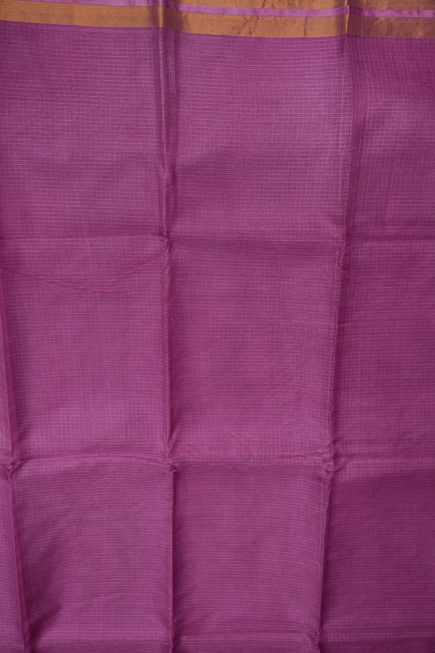 Silk Kota Plain Saree - Candy Pink