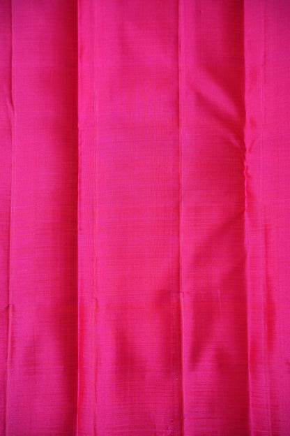 Dual Tone Blue & Pink Pure Kanchipuram Silk Saree with Rich Zari Work | Silk Mark Certified