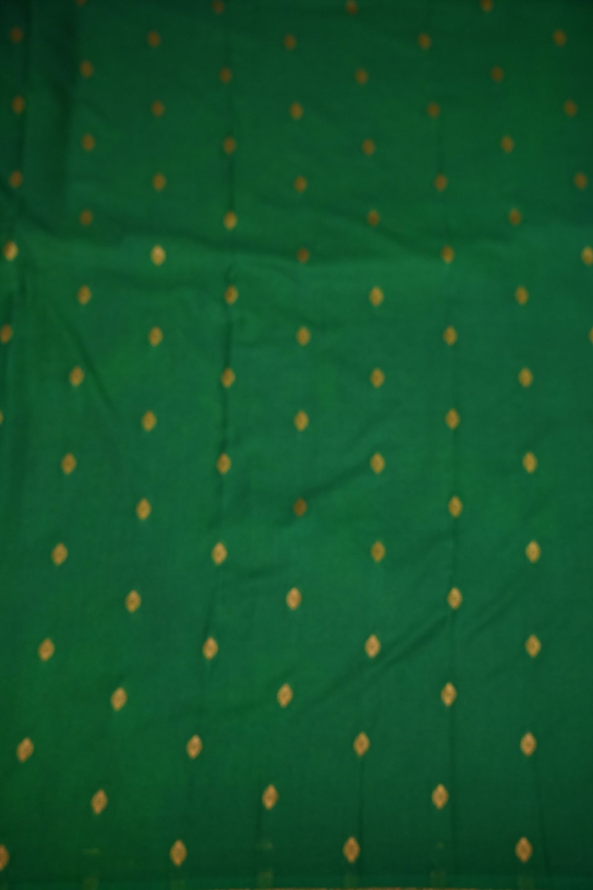 Soft Banarasi Semi Silk Saree with Full Brocade Body – Green & Antique Gold