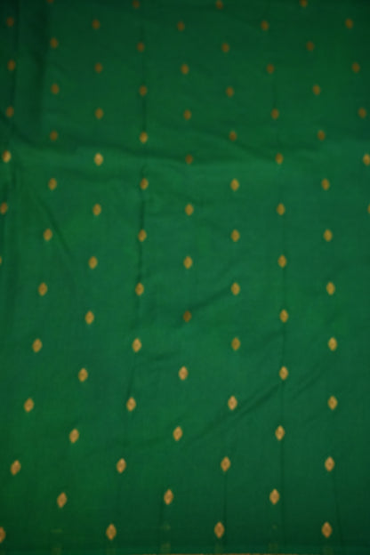Soft Banarasi Semi Silk Saree with Full Brocade Body – Green & Antique Gold