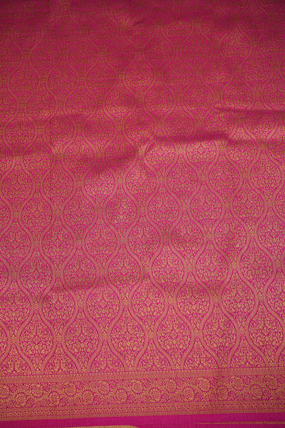 Soft Banarasi Semi Silk Full Brocade Saree – Rani Pink