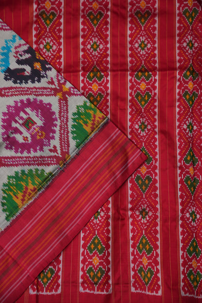 Pure Ikkat Soft Silk Saree - Multicolor