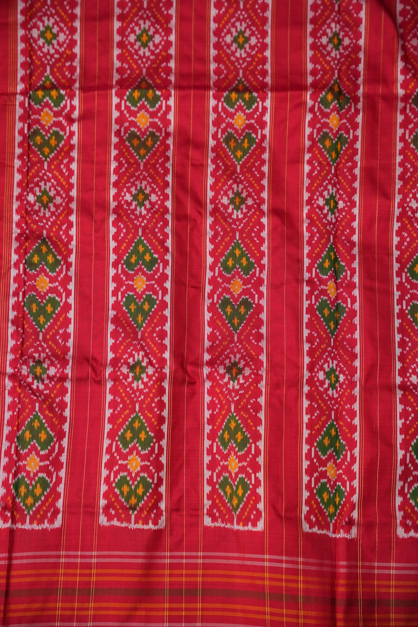 Pure Ikkat Soft Silk Saree - Multicolor