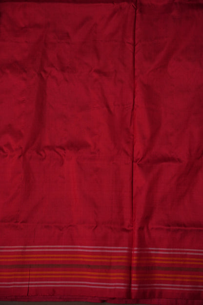 Pure Ikkat Soft Silk Saree - Multicolor
