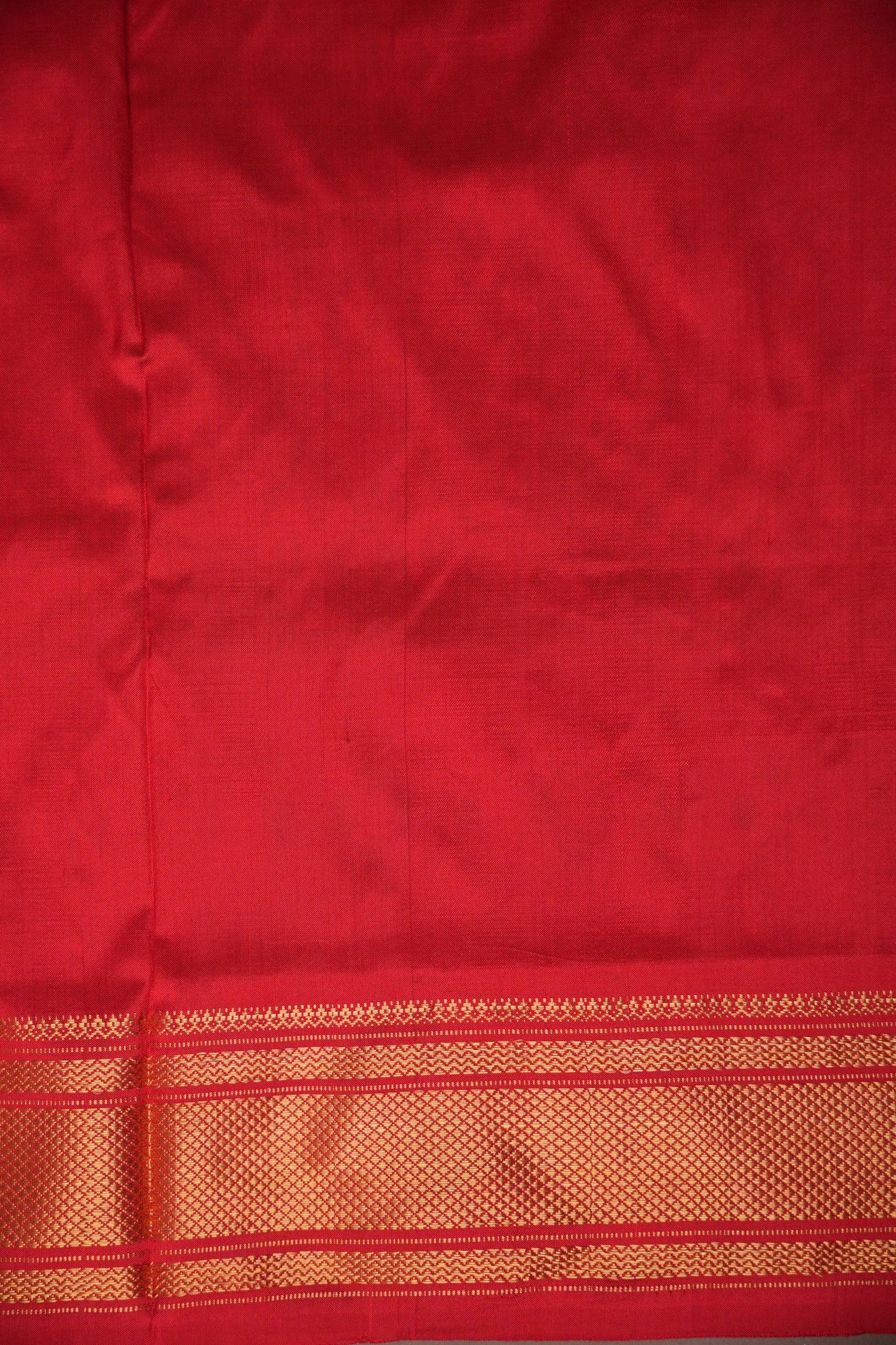 Pure Ikkat Soft Silk Saree - White & Red