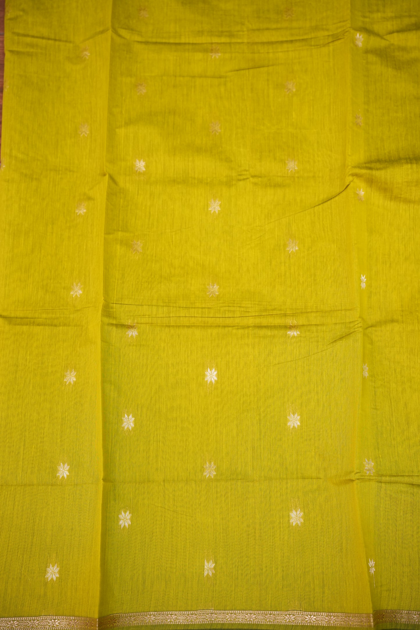 Maheshwari Silk Cotton Saree|Green