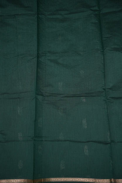 Maheshwari Silk Cotton Saree|Green