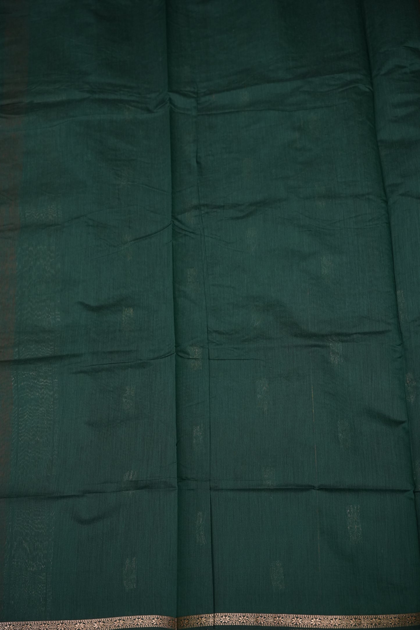 Maheshwari Silk Cotton Saree|Orange & Green