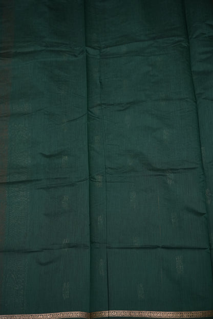 Maheshwari Silk Cotton Saree|Orange & Green