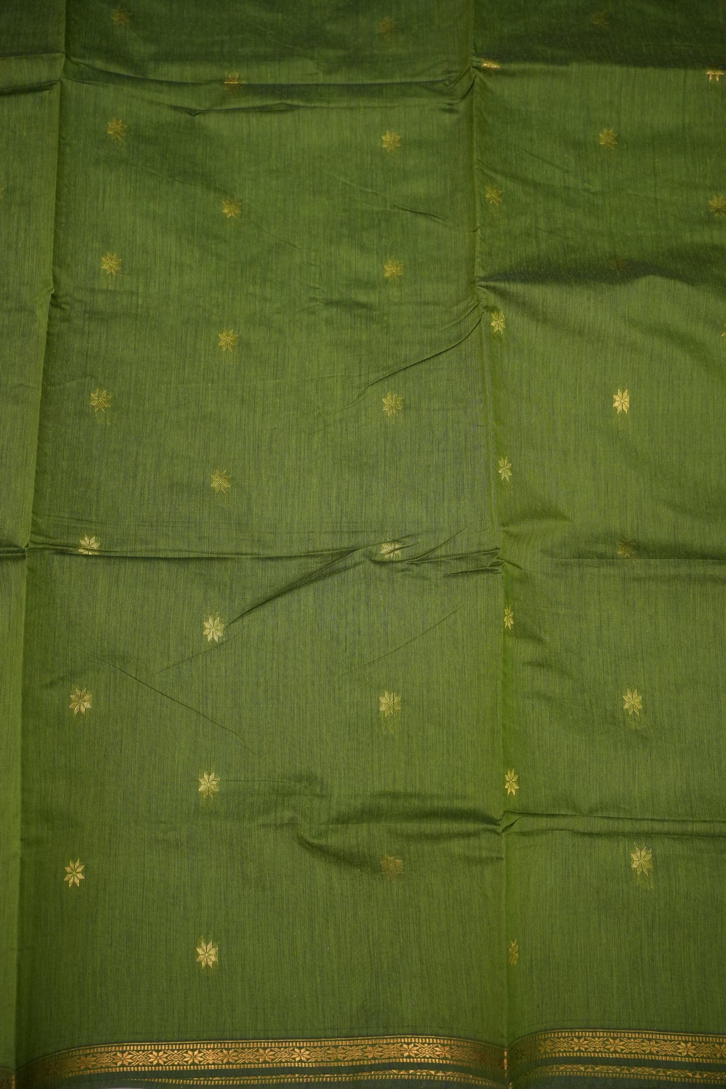 Maheshwari Silk Cotton Saree | Pink and Green