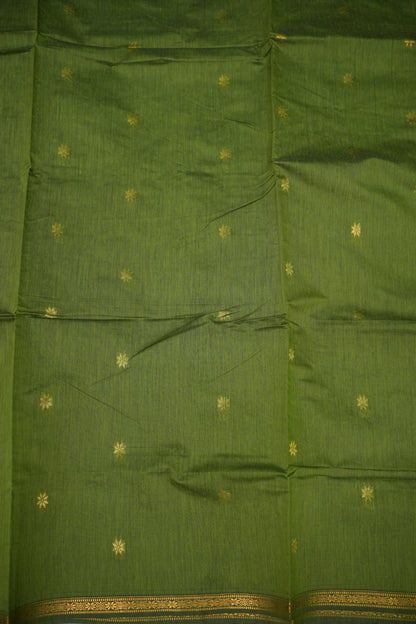Maheshwari Silk Cotton Saree | Pink and Green