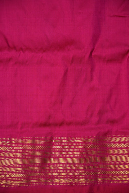 Pure Ikkat Soft Silk Saree - Pink & Turquoise Green