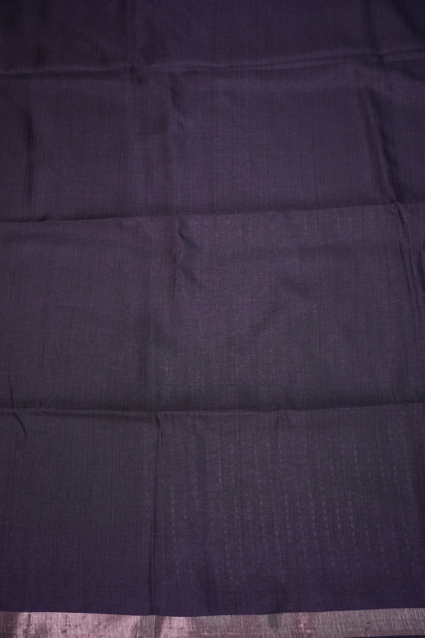 Linen Tussar Silk Saree – Purple