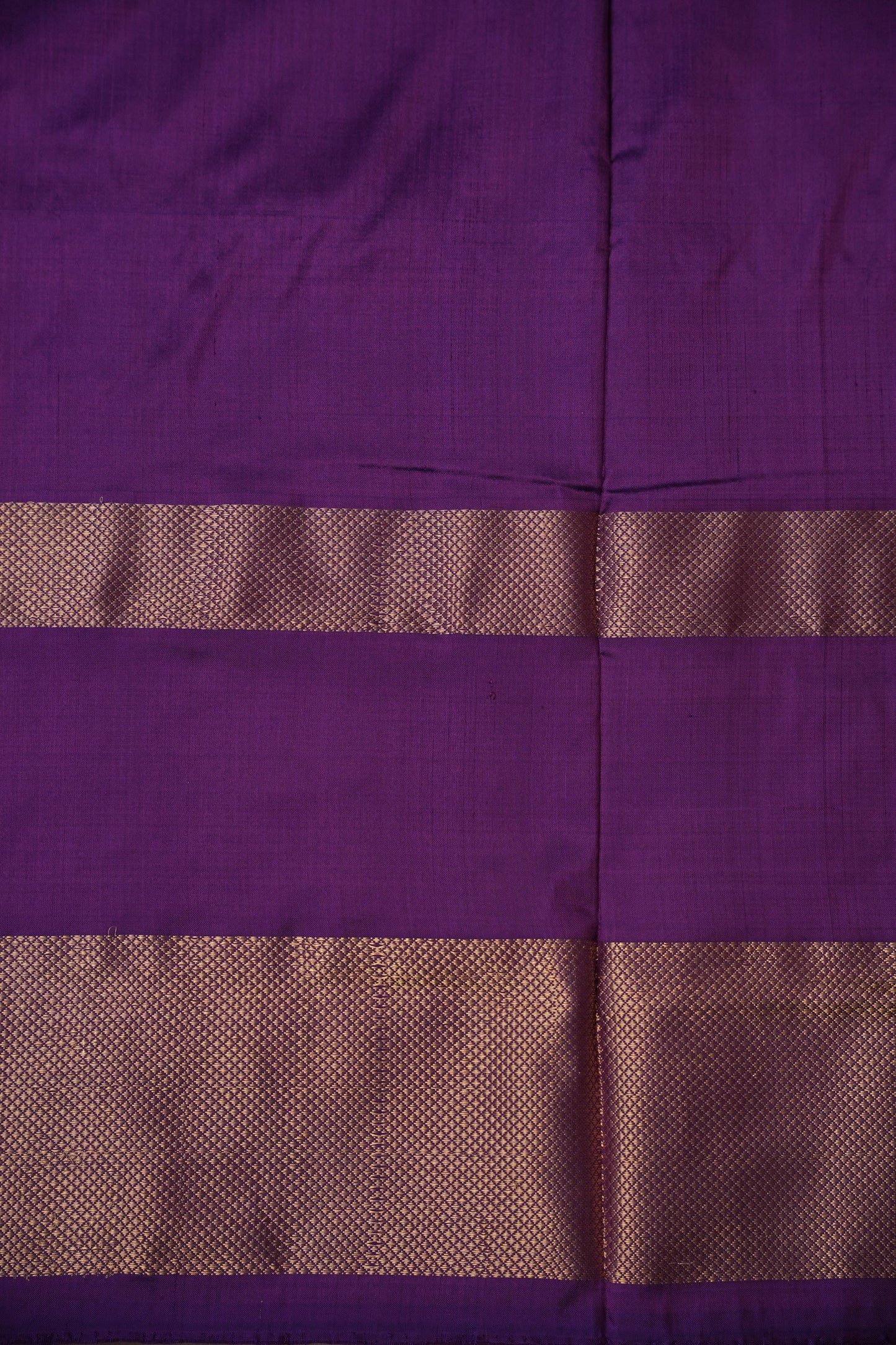 Pure Ikkat Soft Silk Saree - Blue & Deep Purple