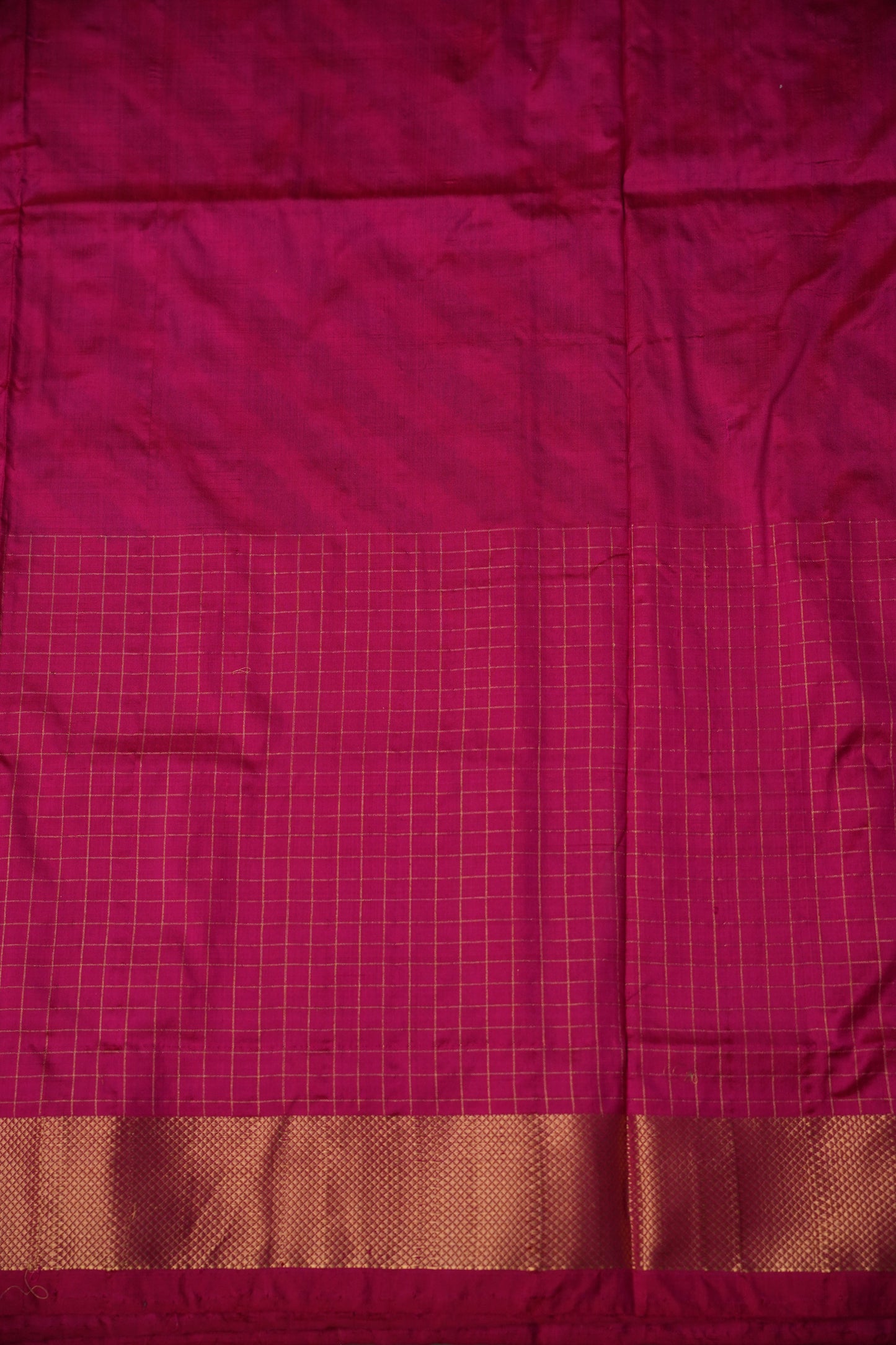 Pure Ikkat Soft Silk Saree - Pink & Ivory