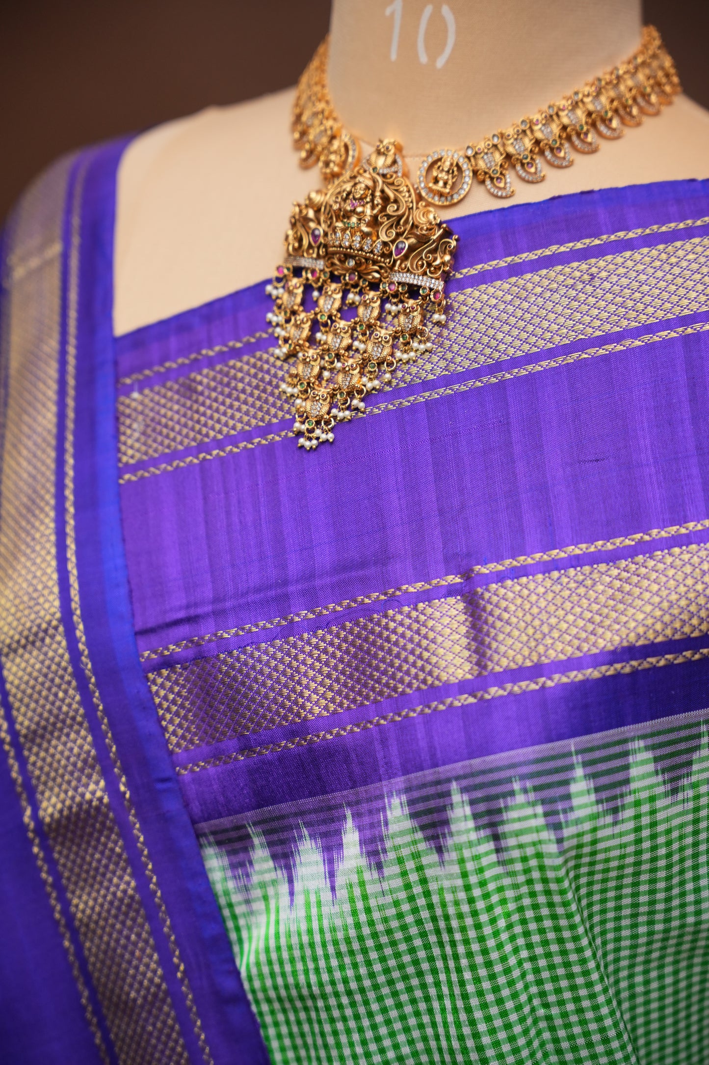 Pure Ikkat Soft Silk Saree - Green
