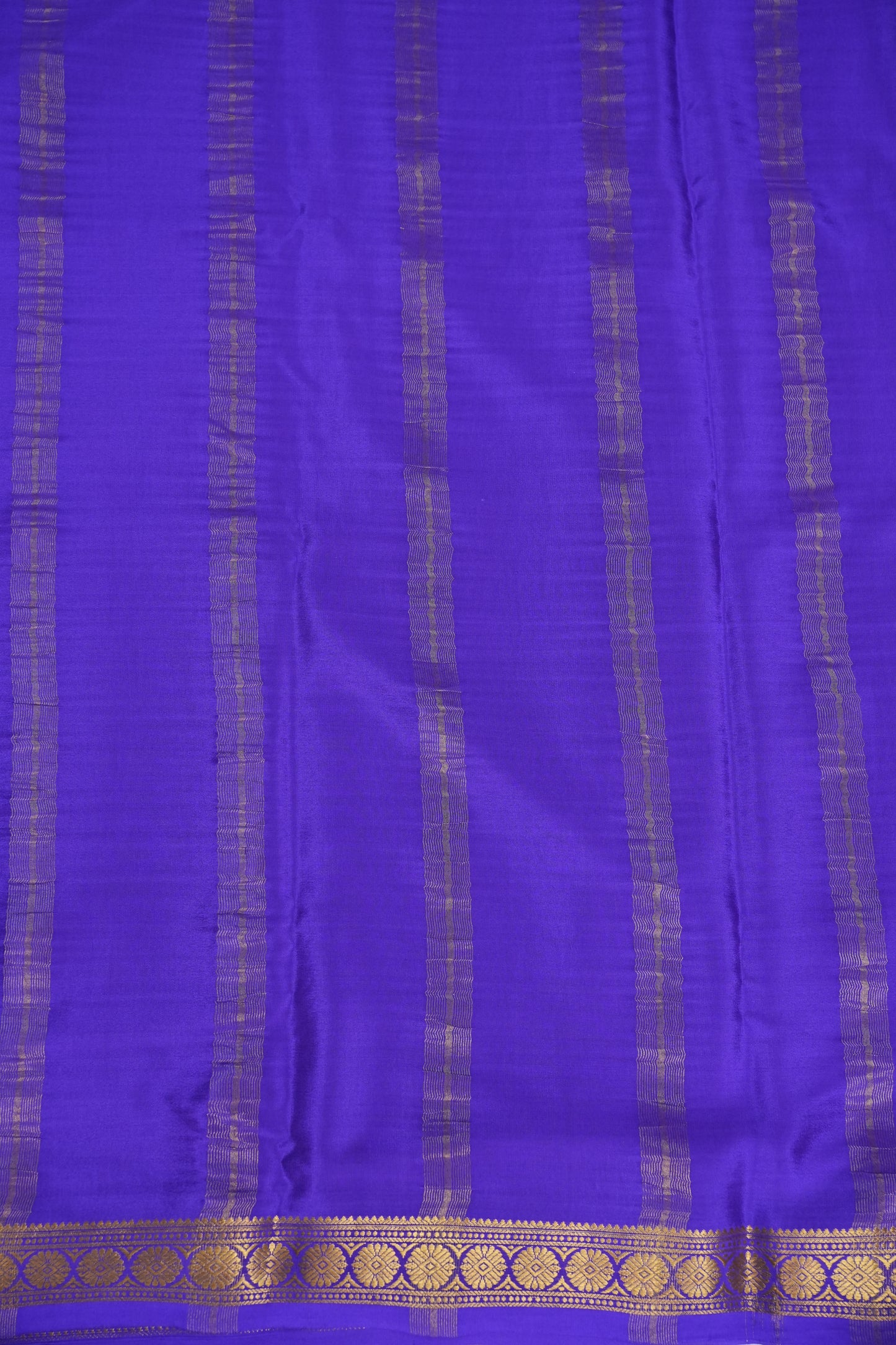 Shibori Tie & Dye Pure Crepe Mysore Silk Saree - Purple