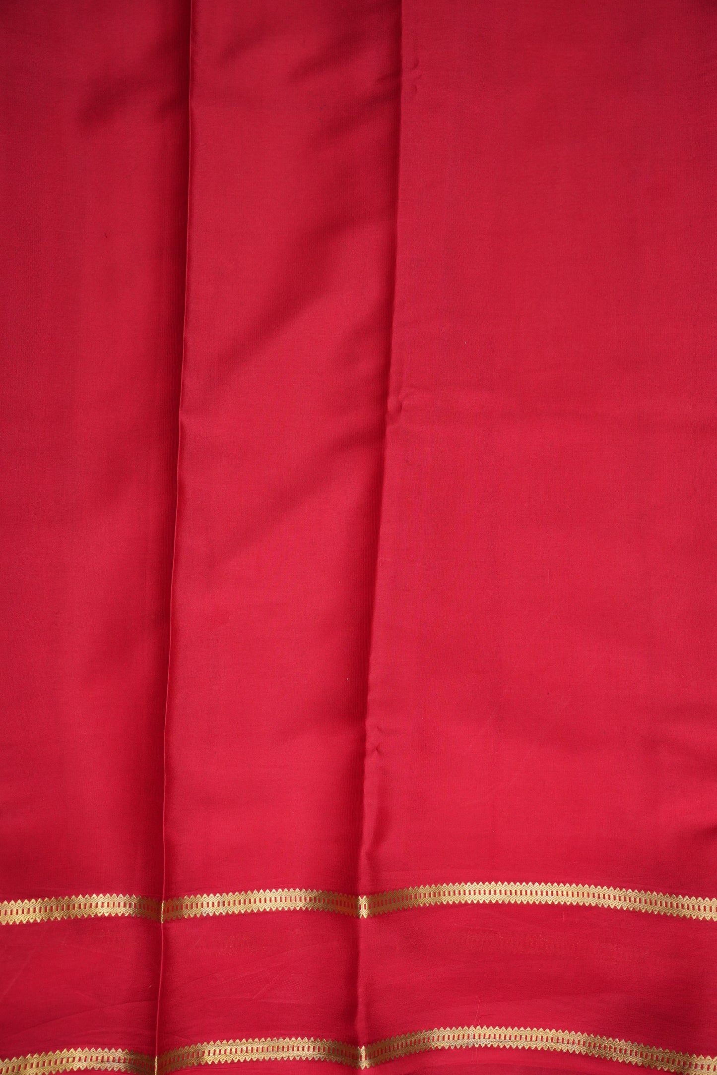 Shibori Tie & Dye Pure Crepe Mysore Silk Saree - Red