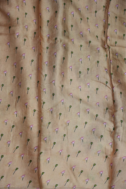 Subarnam's Exclusive Statement Saree – Pure Modal Silk Bandhani & Kalamkari Saree