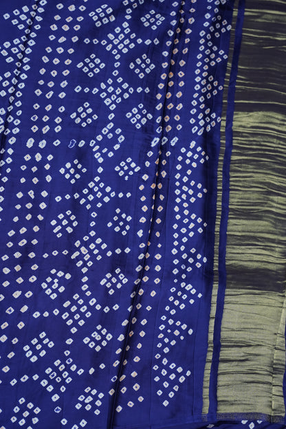 Subarnam's Exclusive Statement Saree – Pure Modal Silk Bandhani Kalamkari Saree