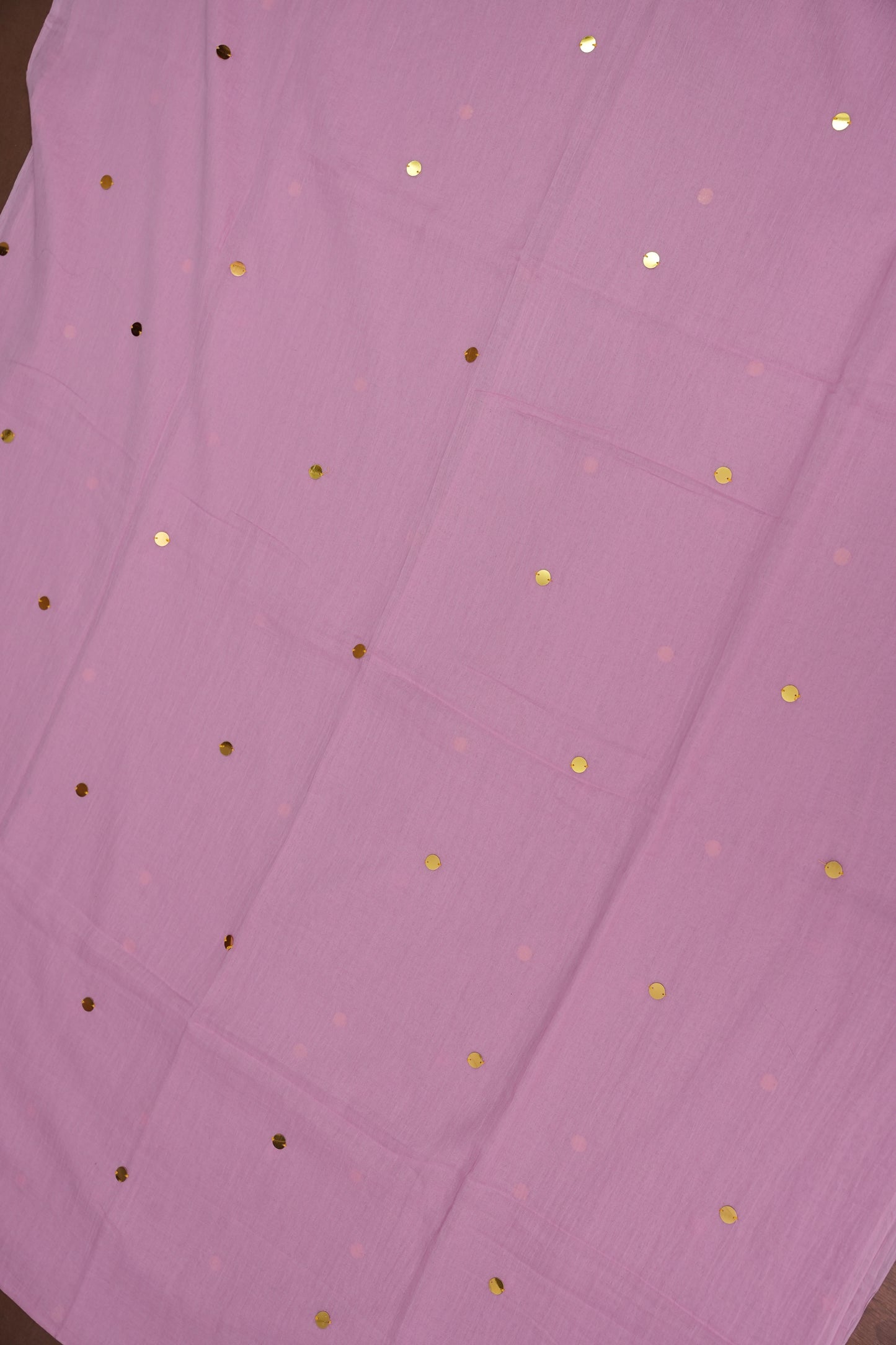 Mulmul Cotton Saree with Tassels - Pink