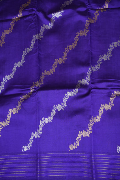 Pure Mango Silk Saree in Regal Violet | Silk Mark Certified