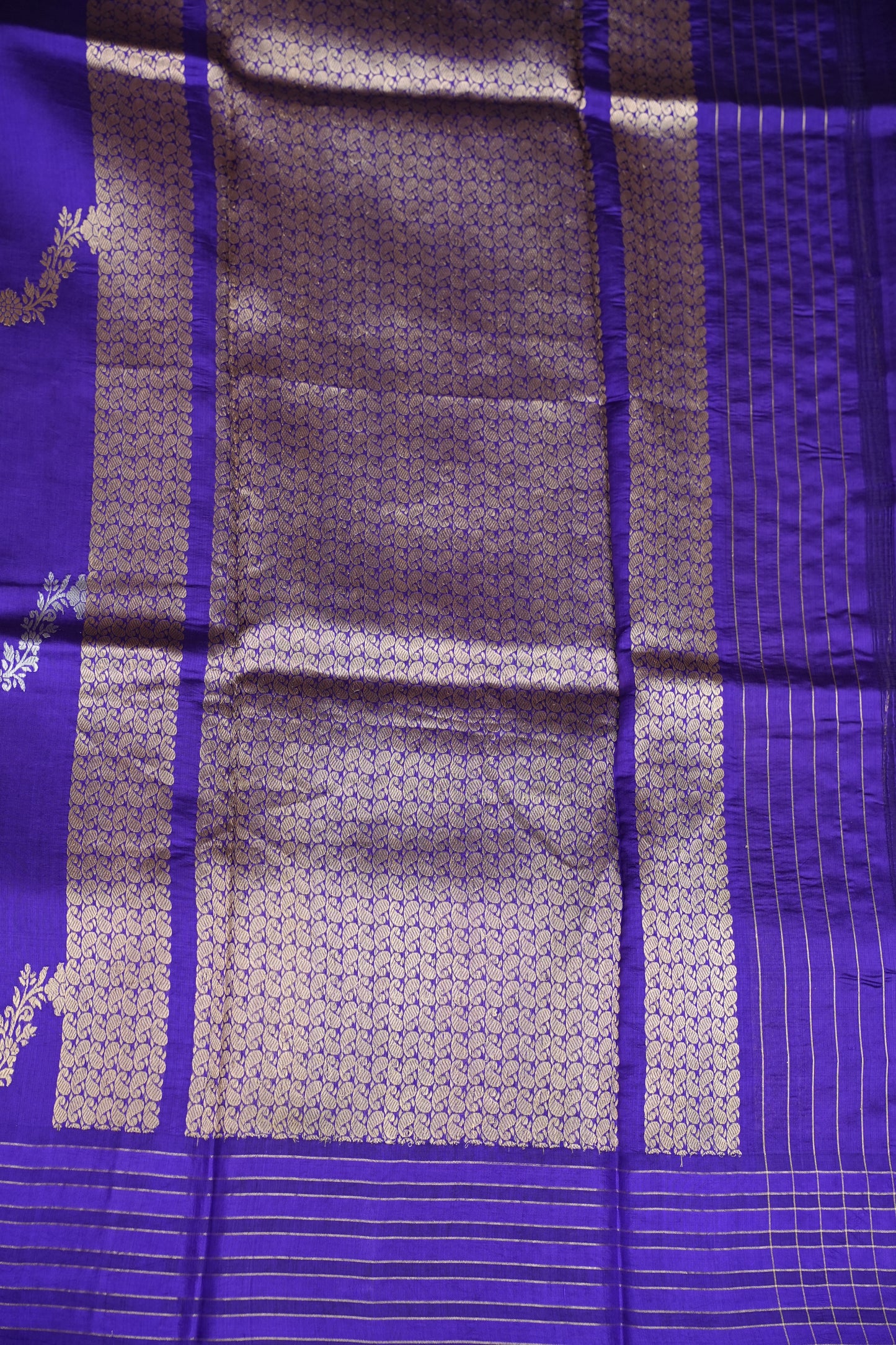 Pure Mango Silk Saree in Regal Violet | Silk Mark Certified