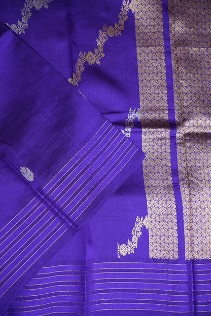Pure Mango Silk Saree in Regal Violet | Silk Mark Certified