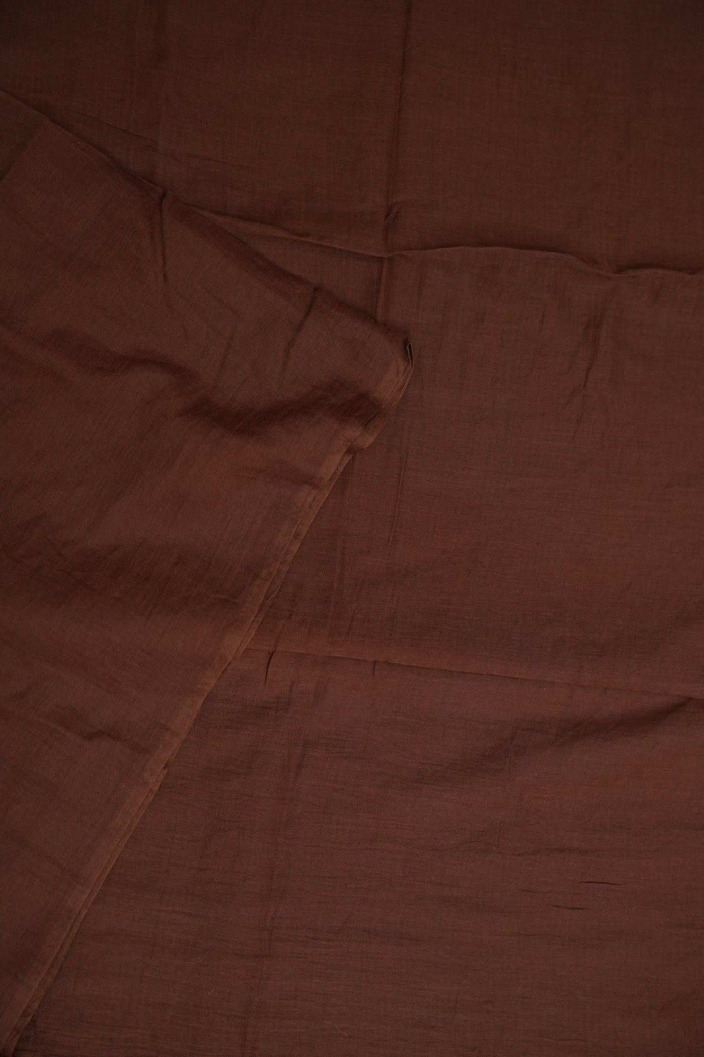 Chocolate Brown Mul Mul Cotton Party Wear Saree with Handcrafted Flying Eagle Embellishment