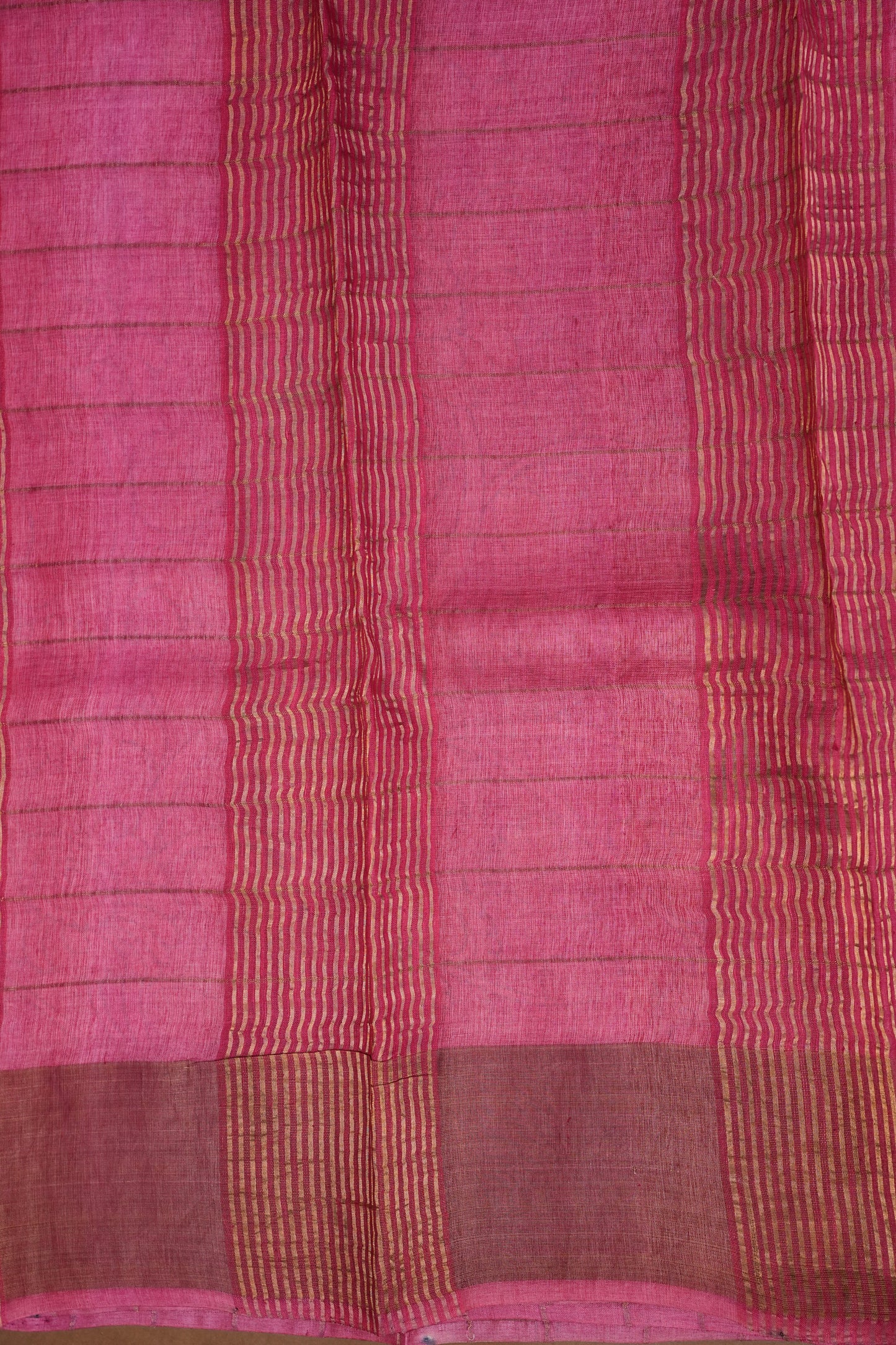 Pure Tussar Silk Saree with Hand-Painted Kalamkari Blouse | Silk Mark Certified
