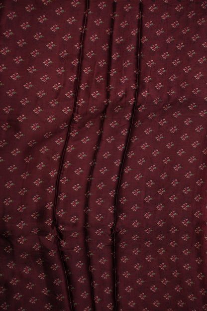 Pure Gajji Silk Saree in Nude with Bandhej Pallu & Royal Elephant Digital Print