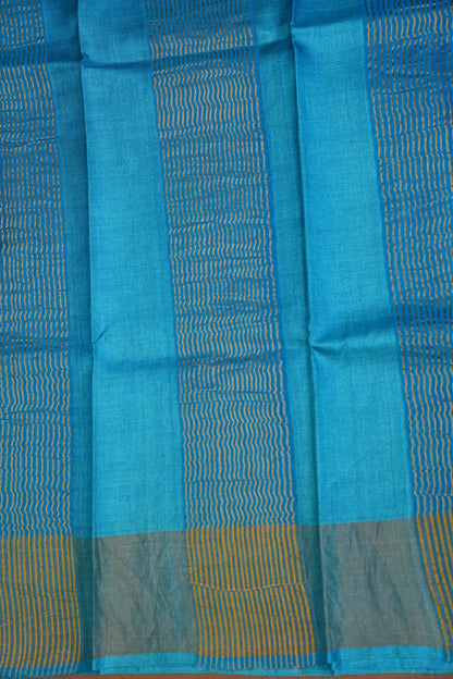 Geometric Patterned Pure Tussar Silk Saree-Pink|Silk Mark Certified