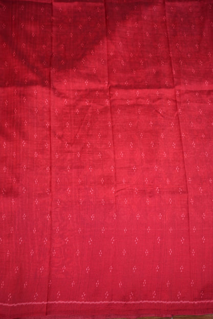 Tussar Saree with Kalamkari Body & Patola Border and Pallu – Grey & Red