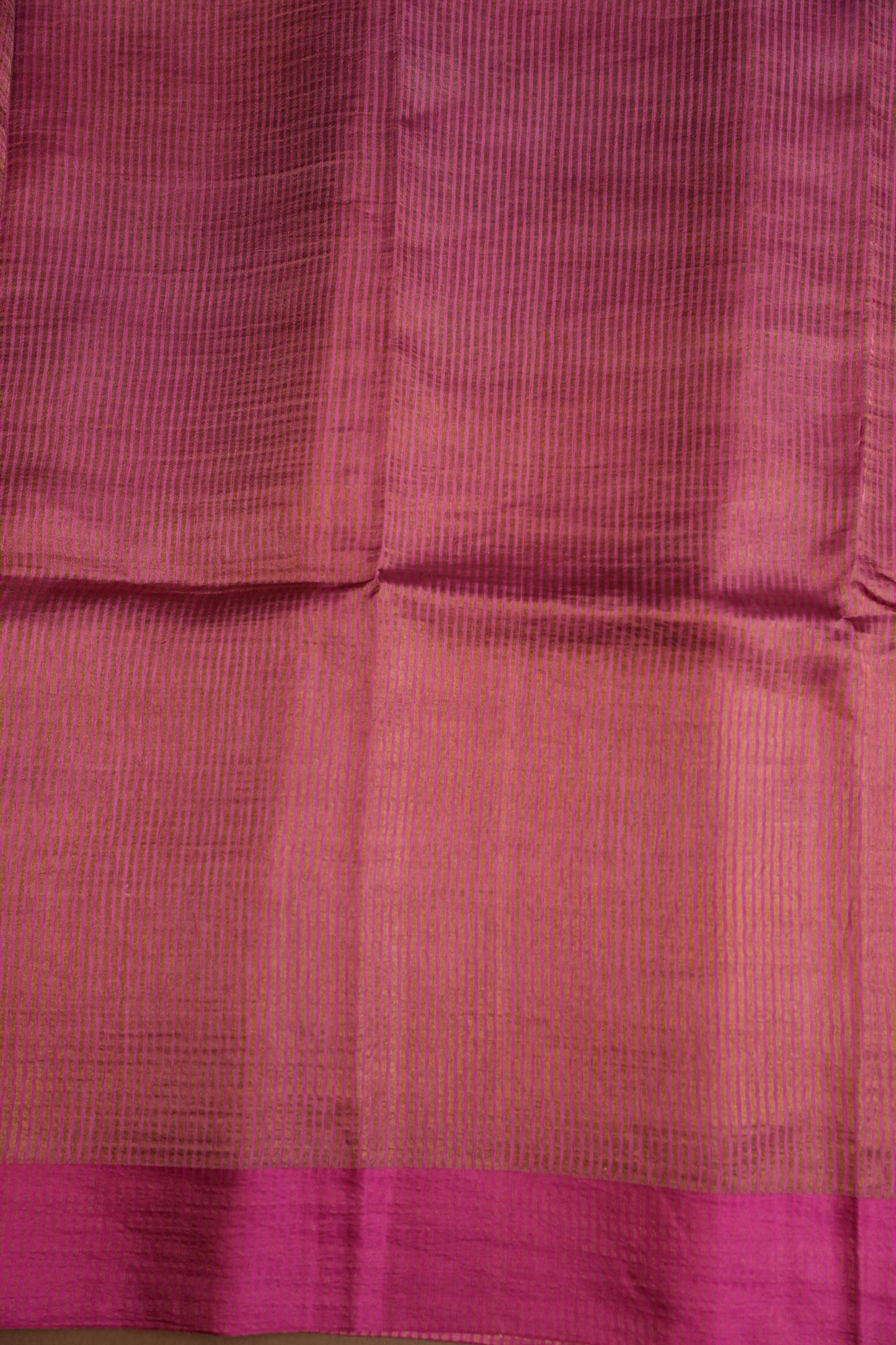 Pure Chanderi Silk Tissue Saree - Hot Pink