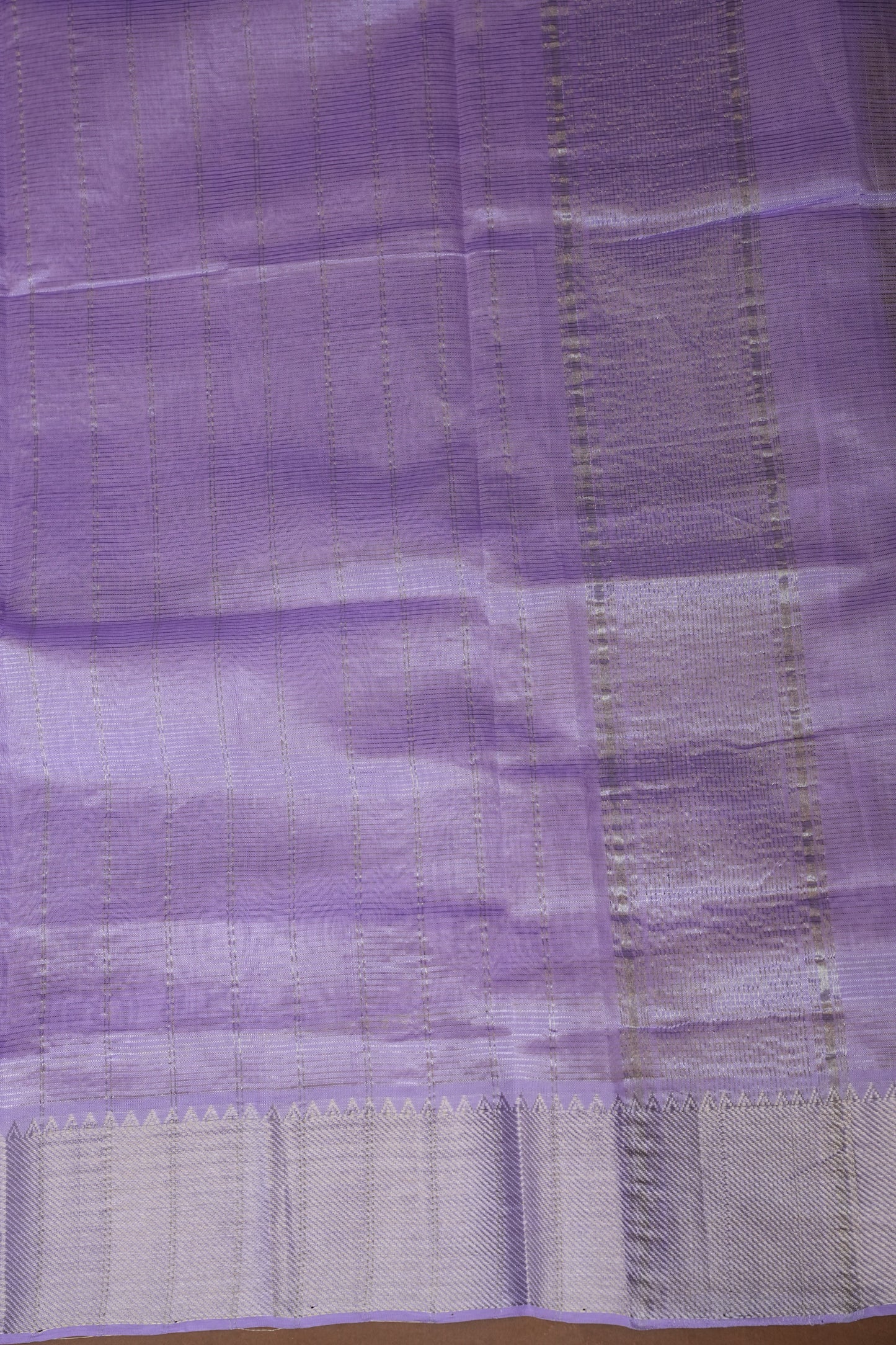 Mangalagiri Silk Cotton Saree - Lavender