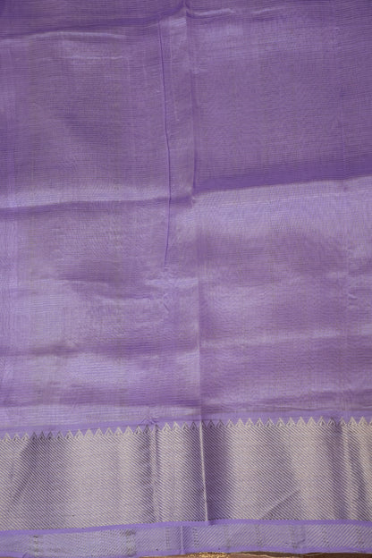 Mangalagiri Silk Cotton Saree - Lavender