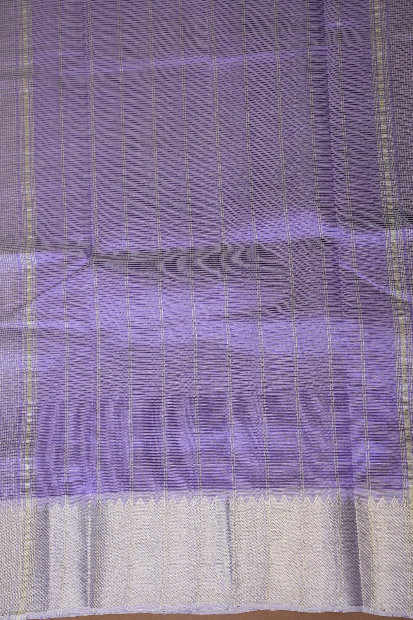 Mangalagiri Silk Cotton Saree - Lavender