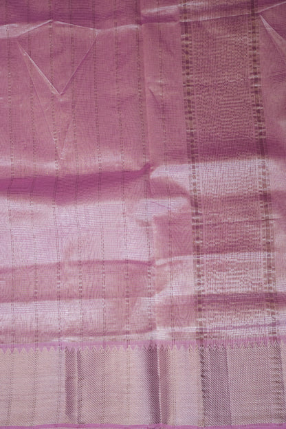 Mangalagiri Silk Cotton Saree - Soft Pastel Pink