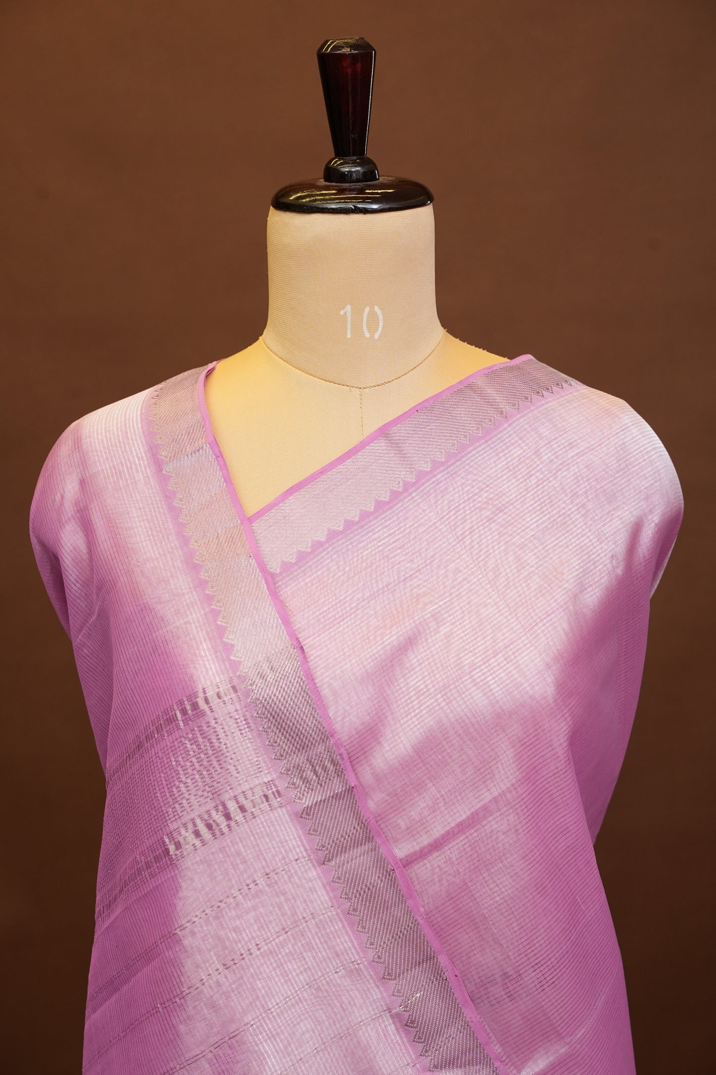 Mangalagiri Silk Cotton Saree - Soft Pastel Pink