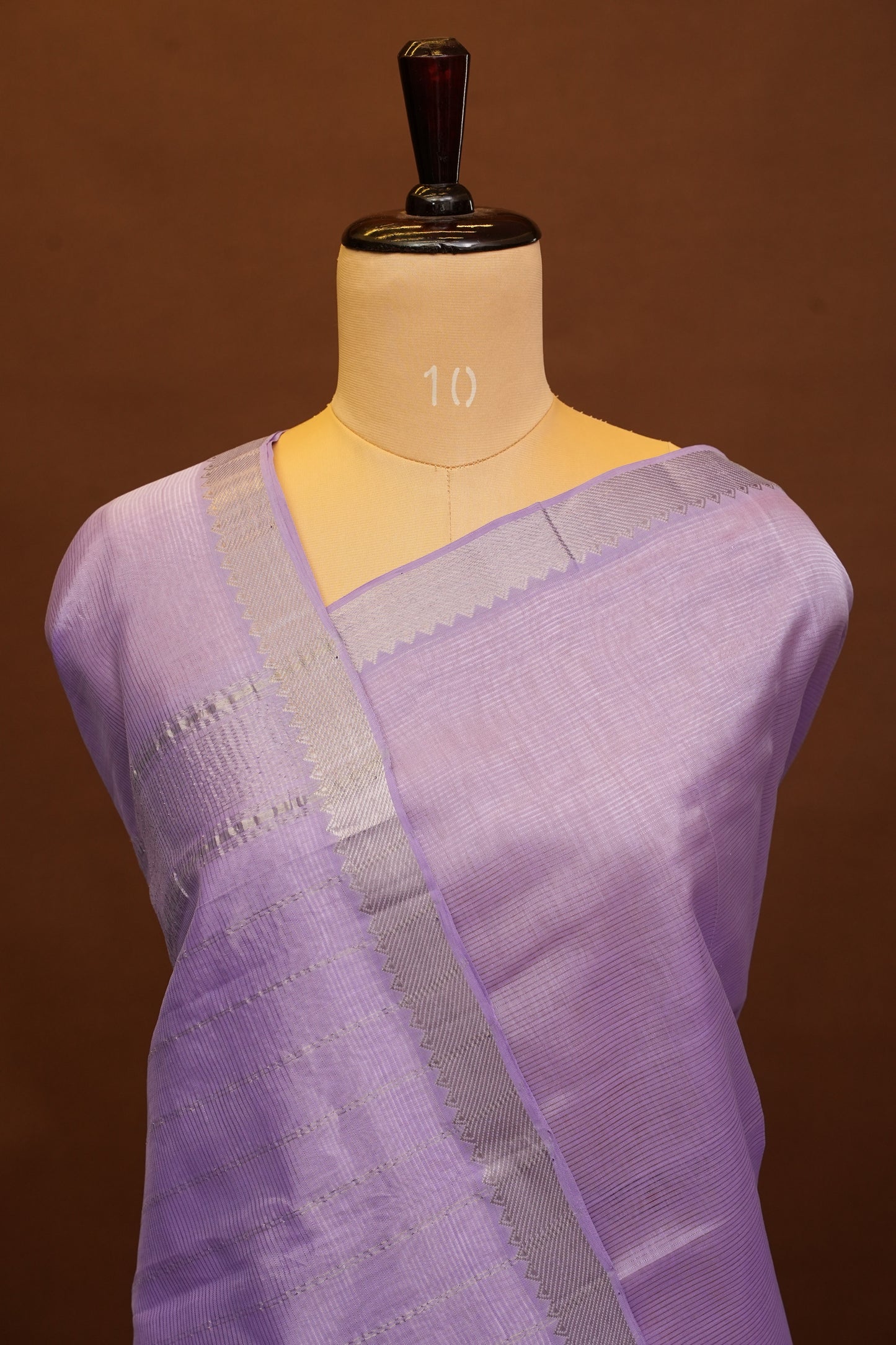 Mangalagiri Silk Cotton Saree - Lavender
