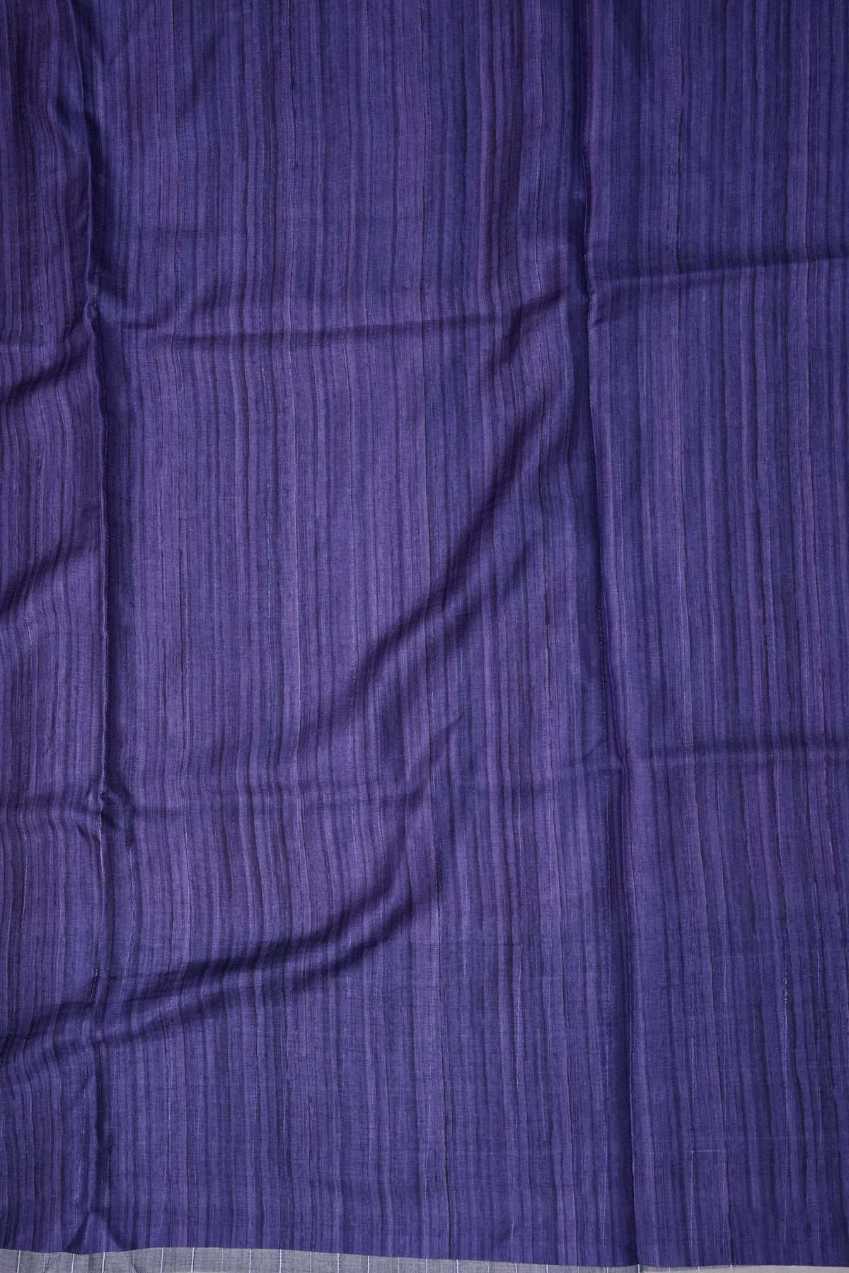 Semi Tussar Saree with Patola Body, Gap Border & Pallu – Magenta & Royal Blue