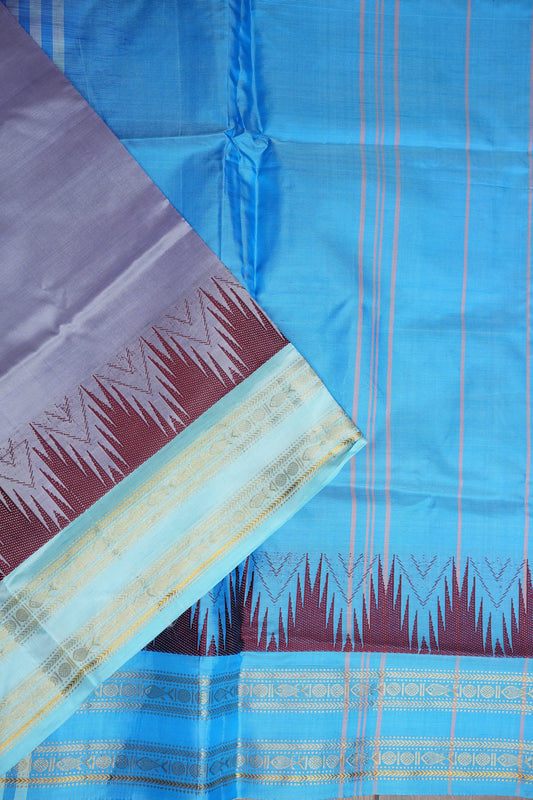 Vegan Silk Saree – Lavender