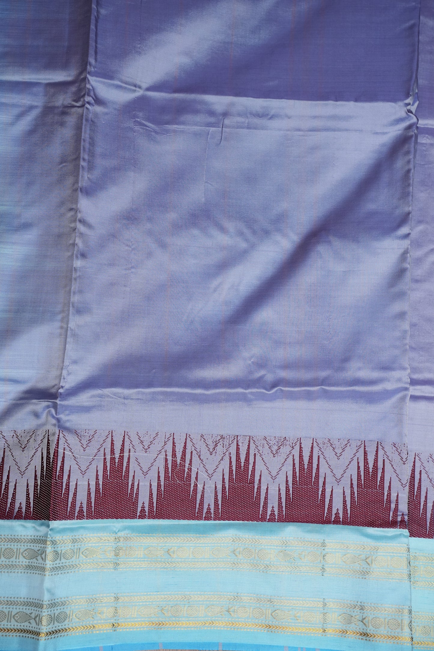 Vegan Silk Saree – Lavender